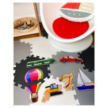 Puzzles Progressifs En Bois - Véhicules - We R Memory