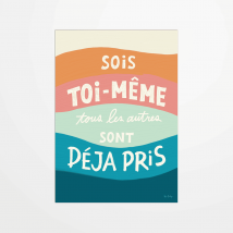 Carte Postale - Rio Soley - Sois Toi-même - 14,8 X 10,5 Cm - Made In France - My 365