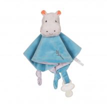 Carré Doudou Bebe Bamboo - Hippopotame - 24 Cm S/carte - Gipsy Toys