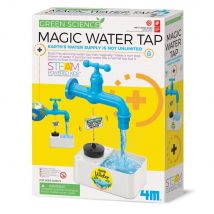 4m Kidzlabs Green Science: Robinet D'Eau Magique, Fonctionne Sur Piles 2x1.5v Aaa (excl.), Instructions Détaillées Incluses, Boîte, 5+ - Version