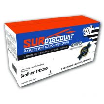 Tn 2220 Brother Toner Compatible 2600 Pages Noir - Surdiscount