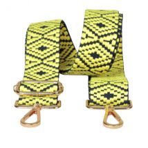 Bandoulière Sangle De Sac Imprimé Ethnique 40mmx140cm Jaune Maïs - My mercerie