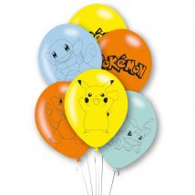 6 Ballons Pokémon - Amscan