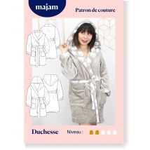 Patron Peignoir Duchesse- Taille 34 À 48 - Majam