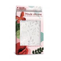 Moule En Silicone 20x13 Cm Floral - Graine Creative