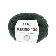 Pelote De Laine À Tricoter Merino 120 - Lang Yarns Vert (398) - LangYarns