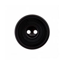 Boutons Strillés 2 Trous 23mm X2 - Prym Noir