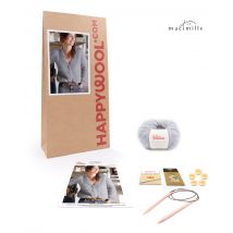 Kit Tricot Gilet Alpaga Severine Flanelle 38/40 - Phildar