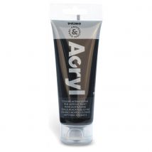 Tube Soft Plastique 75ml Peinture Acrylique Fine Noir Primo - Primo