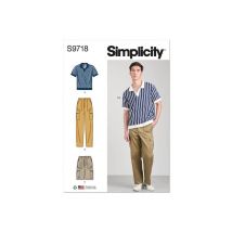 Patron Simplicity 9718 - Haut En Tricot Du 32 Au 54 Fr Taille N°fr 58-66