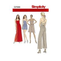 Patron Simplicity 8635 Robe Et Combinaison Taille N°fr 34-42