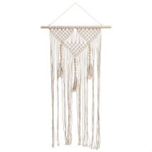 Décor Mural Macramé Blanc Cassé - CHAKS