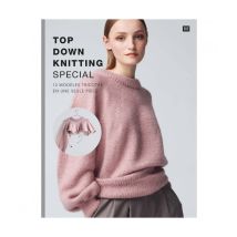 Livre Top Down Knitting - Rico Design Gris
