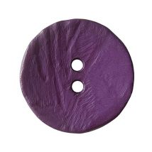 Bouton Rond Imitation Bois 2 Trous 40mm X 1 - Union Knopf Violet Fonce - Prym Union Knopf