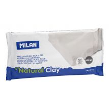 Argile Naturelle Durcit À L'Air, Blanche (400 G) - Milan