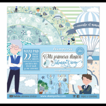 Pochette De 22 Feuilles Recto Mi Primera Llusion Nino Stamperia Scrapbooking