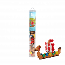 Jeu De Construction Plus Plus -tube Navire Viking - 100 Pcs - Pp4312 - Plus Plus