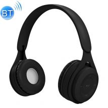 Qualité Sonore Hifi Casque Bluetooth Macaron Autonomie Longue Durée Support Appels Micro Sd Aux 3.5mm + Sd 4go Noir Yonis - Yonis