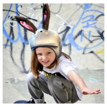 Accessoire De Casque Coolcasc Animals - Lapin Doux Et Polyvalent - Coolcasc