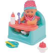 Poupon Chaise Repas Et Accessoires 30 Cm - Wdk Groupe Partner - Wdk Groupe Partner