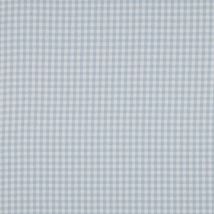 Tissu Vichy Lison Bleu Sur Fond Blanc - Au Mètre
