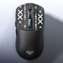 Souris Gamer Sans Fil Haute Précision 10000dpi Rgb Multiconnexion Noir Yonis - Yonis