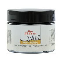 Encre De Calligraphie - Noir - Arabe Calligraphie - Jacques Herbin - Flacon 40ml