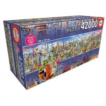 Educa - Puzzle - 42000 Le Tour Du Monde - Educa