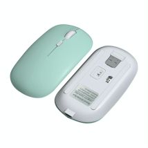 Souris Bluetooth Sans Fil Ergonomique 1600dpi Rechargeable 10m Vert Yonis - Yonis