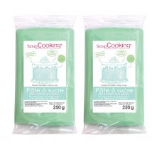 Pâte À Sucre Vert D'Eau 500 G - Scrapcooking