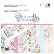 6 Papiers Scrapbooking 30 X 30 Cm Lemoncraft Cotton Candy - LEMONCRAFT
