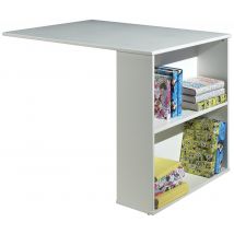 Pino Bureau Pour Lit Mezzanine Mdf Blanc 94 X 68 X 72 Cm - Vipack