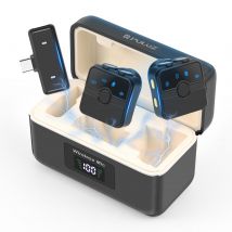 Microphone Sans Fil Avec Réduction De Bruit Et Boîtier De Chargement Inclus Yonis - Yonis