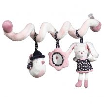 Spirale D'Activités En Velours Blanc - Sauthon