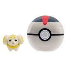Pokémon - Clip'n'go Poké Balls Fidough & Timer Ball - Jazwares