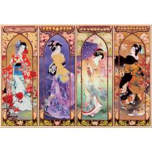 Puzzle Collage Japonais 4000 Pieces - Collection Costumes Folkloriques - Japon - Geisha - Educa 19055 - Educa