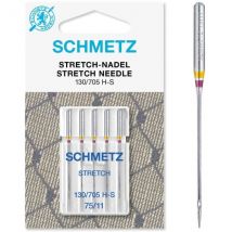 5 Aiguilles Schmetz Stretch 130/705 H-s Taille 75
