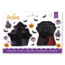Emportes Pièces Vampire Et Château - Decoraparty