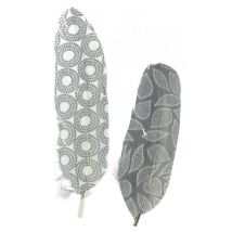 3x2 Plumes - Black Et White - Artemio
