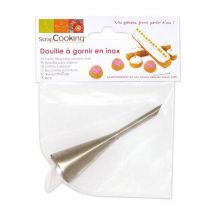 2 Douilles À Garnir Pâtisserie - Inox - Scrapcooking