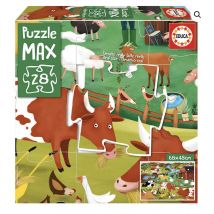 28 Pieces La Ferme Puzzle Max - Educa Borras