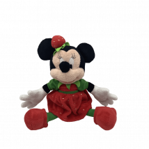 Peluche Minnie Robe Fraise 26 Cm