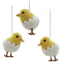 3 Poussins À Suspendre - Feutrine - Ginger Ray
