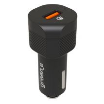 Greene Chargeur Voiture Allume Cigare Quick Charge 3.0 Usb 18w Noir - Green-e