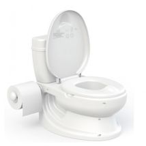 Pot Toilette Blanc Réaliste Bébé - Mini Wc Apprentissage Propreté - Education - Dolu