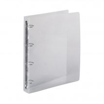 Classeur 4 Anneaux 30 Mm Polypropylène Crystal - A4 Maxi - Cristal - X 20 - Exacompta