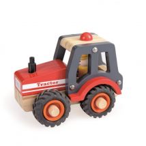 Tracteur En Bois Jeux Traditionnels - Egmont Toys - Orange