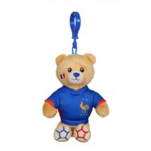 Peluche - Porte-clés Ourson Maillot Fff - 10 Cm - Fff