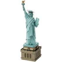 Metalearth: Premium Series - Statue De La Liberté 6,1x6,1x24cm, Maquette 3d En Métal Avec 3.5 Feuilles, En Boîte 13,5x22x2cm, 14+ - Metal Earth