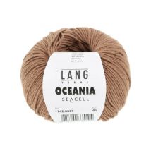 Pelote De Coton À Crocheter Et Tricoter Oceania - Lang Yarns 39 Marron - LangYarns